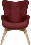 Ropez Piros bársony fotel Niko - Ropez