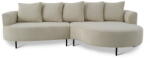 Scandic Bézs sarokkanapé (jobb oldali) Vitoria - Scandic