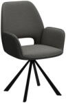 Actona Sötétszürke karfás étkezőfotel Graham - Actona