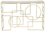 Mauro Ferretti Aranyszínű konzolasztal 41x120 cm Marie - Mauro Ferretti