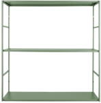 PT LIVING Zöld többszintes fém fali polc 60 cm Level - PT LIVING