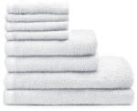 Catherine Lansfield Fehér gyorsan száradó pamut törölköző és fürdőlepedő készlet 8 db-os Quick Dry - Catherine Lansfield