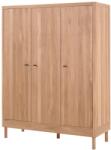 Vipack Natúr színű tölgyfa gyerek ruhásszekrény 146x190x55 cm Forrest - Vipack