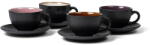Bitz Fekete kerámia csésze szett 4 db-os 240 ml Gastro Black/Mix - Bitz