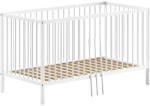 Vipack Fehér borovi fenyő babaágy 70x140 cm DINO - Vipack