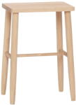 Hübsch Natúr színű tölgyfa bárszék (ülésmagasság 52 cm) Folk - Hübsch