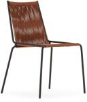 Marckeric Terrakotta színű fém rakásolható étkezőszék szett 2 db-os Emily - Marckeric