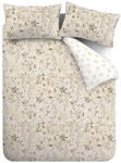 Catherine Lansfield Fehér-bézs kétszemélyes-hosszabbított ágyneműhuzat 230x220 cm Isadora Floral - Catherine Lansfield