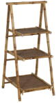 Ixia Natúr színű bambusz polcos állvány 48x100x45 cm Manali - Ixia