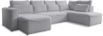 Miuform Világosszürke kinyitható sarokkanapé ("U" alakú) Homely Tommy - Miuform