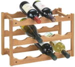 Wenko Loft bortartó diófa állvány, 12 db palackhoz - Wenko