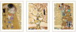 knor Reprodukciós kép szett 3 db-os 30x40 cm Klimt