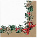 Homéa Szalvéta szett 20 db-os 33x33 cm Christmas Bow - Homéa