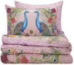 Matthew Williamson Rózsaszín egyszemélyes pamut-szatén ágyneműhuzat 135x200 cm Xanadu Peacock - Matthew Williamson