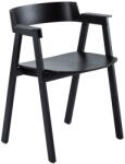 GAZZDA Fekete tölgyfa karfás étkezőszék Flip - Gazzda
