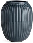 Kähler Design Hammershoi antracitszürke agyagkerámia váza, magasság 20 cm - Kähler Design