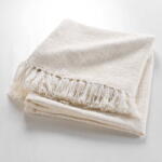 douceur d'intérieur Krémszínű pamutkeverék takaró 125x150 cm Ziggy - douceur d'intérieur