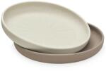 Cam Cam Copenhagen Bézs szilikon gyerek tányér készlet 2 db-os ø 18, 5 cm Earth - Cam Cam Copenhagen