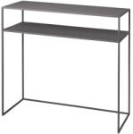 Blomus Sötétszürke fém konzolasztal 35x85 cm Fera - Blomus