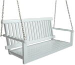 Garden Pleasure Fehér tömörfa kerti hintaágy Augusta - Garden Pleasure