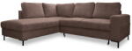 Miuform Barna kordbársony kinyitható sarokkanapé (bal oldali) Lofty Lilly - Miuform - bonami - 514 242 Ft