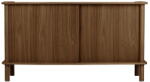 UMAGE Barna tölgyfa komód tolóajtóval 135x73, 5x48 cm Italic - UMAGE