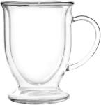 Vialli Design Üveg duplafalú bögre szett lattéhoz 2 db-os 250 ml Amo - Vialli Design