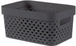 Keter Sötétszürke műanyag tárolódoboz 26x17, 5x12 cm Pure - Curver