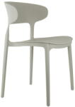 Leitmotiv Szürke műanyag étkezőszék Fain - Leitmotiv