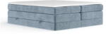 Maison de Reve Kék ágyneműtartós boxspring ágy ágytámla nélkül 180x200 cm Juniper - Maison de Rêve