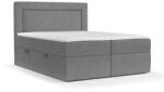 Maison de Reve Szürke ágyneműtartós boxspring ágy 140x200 cm Imagine - Maison de Rêve