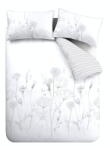 Catherine Lansfield Meadowsweet Floral fehér-szürke ágyneműhuzat, 200 x 200 cm - Catherine Lansfield
