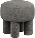 House Nordic Sötétszürke zsenília puff Canberra - House Nordic