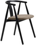 Unique Furniture Fekete-bézs étkezőszék Relate - Unique Furniture