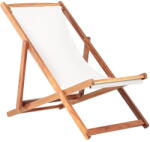 Bonami Essentials Bézs-sötét natúr színű tömörfa kerti napozóágy Dionysus - Bonami Essentials