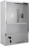 PT LIVING Ezüstszínű fém fali gyógyszeres szekrény 12x48 cm - PT LIVING