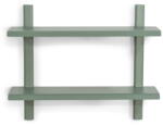 Spinder Design Szürkészöld többszintes fém fali polc 60 cm Hola - Spinder Design