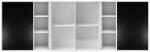 Hammel Furniture Fekete-fehér fali komód Hammel Mistral Kubus, 206 x 69 cm