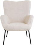Bonami Essentials Krémszínű műszőrme fotel Glasgow - Bonami Essentials