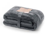 Restilo Mic sötétszürke mikroszálas takaró, 200 x 220 cm - DecoKing