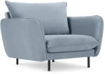 Cosmopolitan Design Világoskék bársony fotel Vienna - Cosmopolitan Design