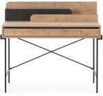 Marckeric Tölgyfa szekreter típusú íróasztal 60x113 cm Lila - Marckeric