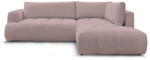 Bobochic Paris Rózsaszín kinyitható-tárolóhelyes sarokkanapé (jobb oldali-L alakú) Fuji - Bobochic Paris