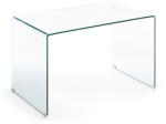 Kave Home Üveg íróasztal 70x125 cm Burano - Kave Home