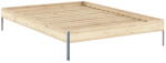 Karup Design Natúr színű borovi fenyő franciaágy ágyráccsal 140x200 cm Core - Karup Design