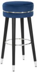 Mauro Ferretti Kék kárpitozott bárszék (ülésmagasság 74 cm) Paris - Mauro Ferretti