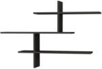ASIR GROUP Antracitszürke többszintes fali polc 123 cm Leo - Kalune Design