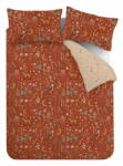 Catherine Lansfield Téglavörös kétszemélyes ágyneműhuzat 200x200 cm Enchanted Twilight Animals - Catherine Lansfield
