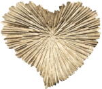 Mauro Ferretti Fém dekoratív tál 29x25 cm Heart - Mauro Ferretti