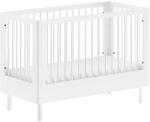 Vipack Fehér bükkfa babaágy állítható magassággal 60x120 cm Forrest - Vipack